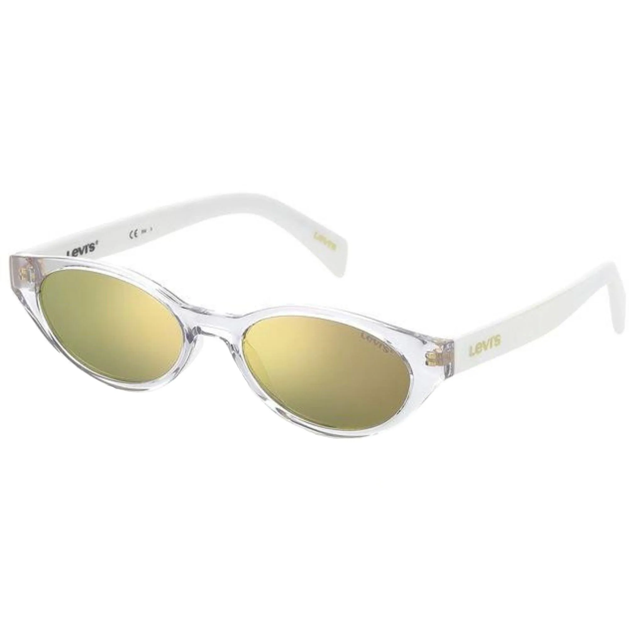 Levi's Women's Sunglasses - Crystal Full Rim Cat Eye Frame | LEVI LV 1003/S 0900/SQ