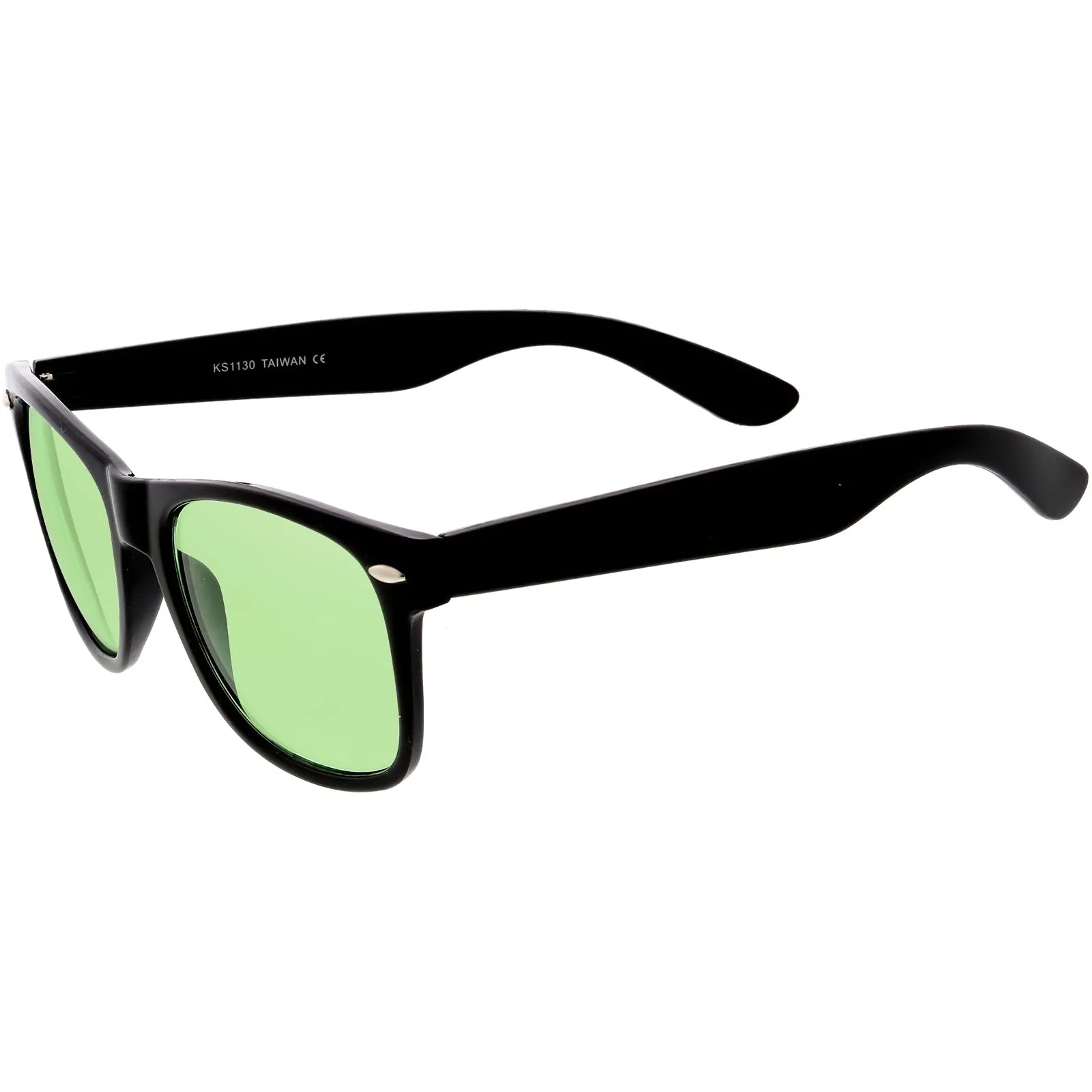 Limited Edition Color Tinted Lens Horned Rim Sunglasses 8803