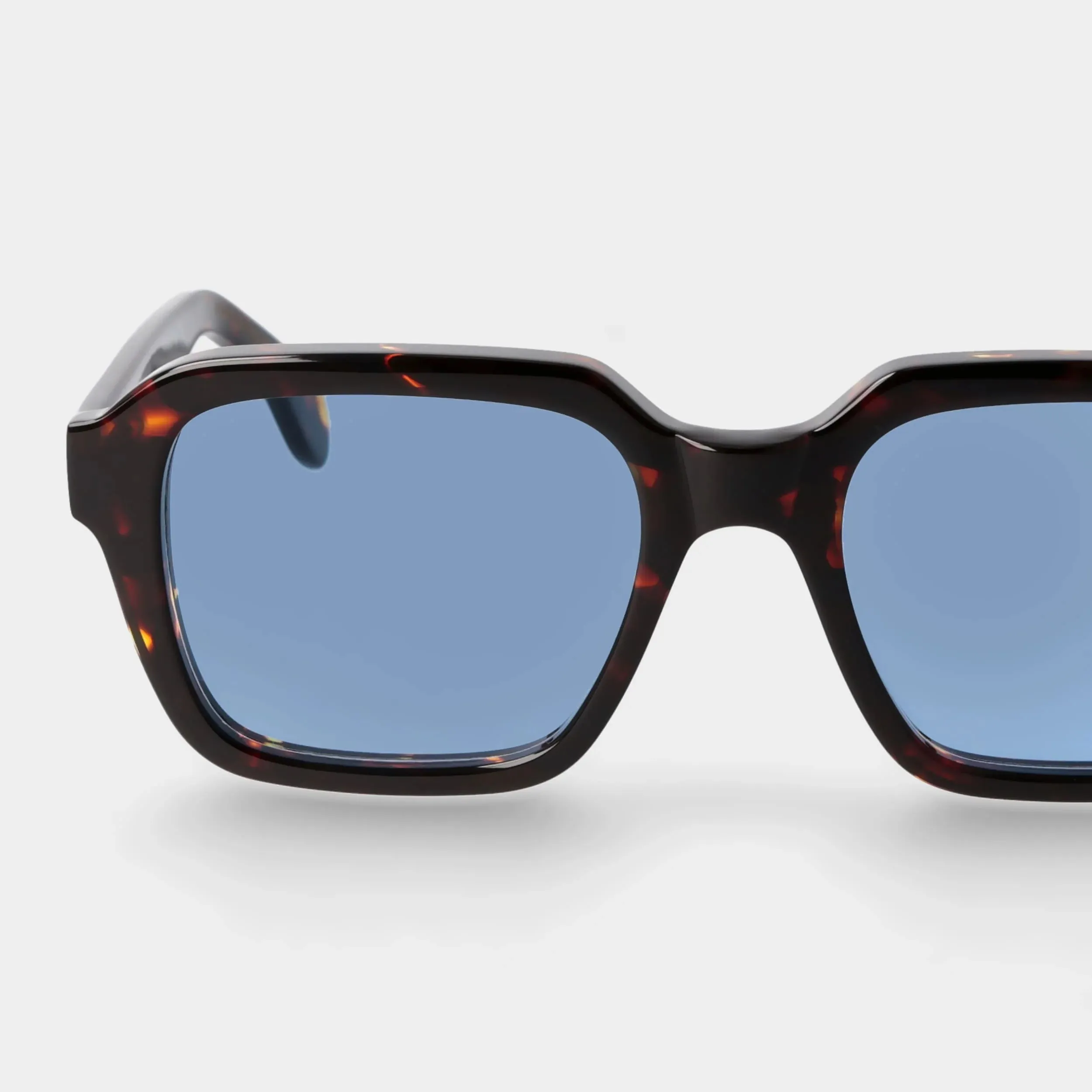 LINO ECO DARK HAVANA Sunglasses | Blue Lens