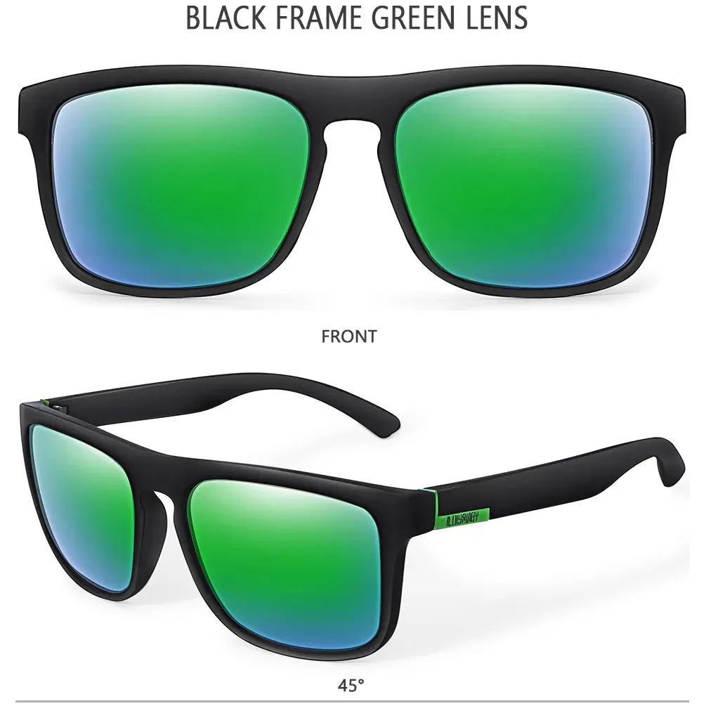 LOISRUBY Brand Square Cycling Sunglasses Men Women Polarized Goggles for Fishing Driving Running UV400 Eyewear