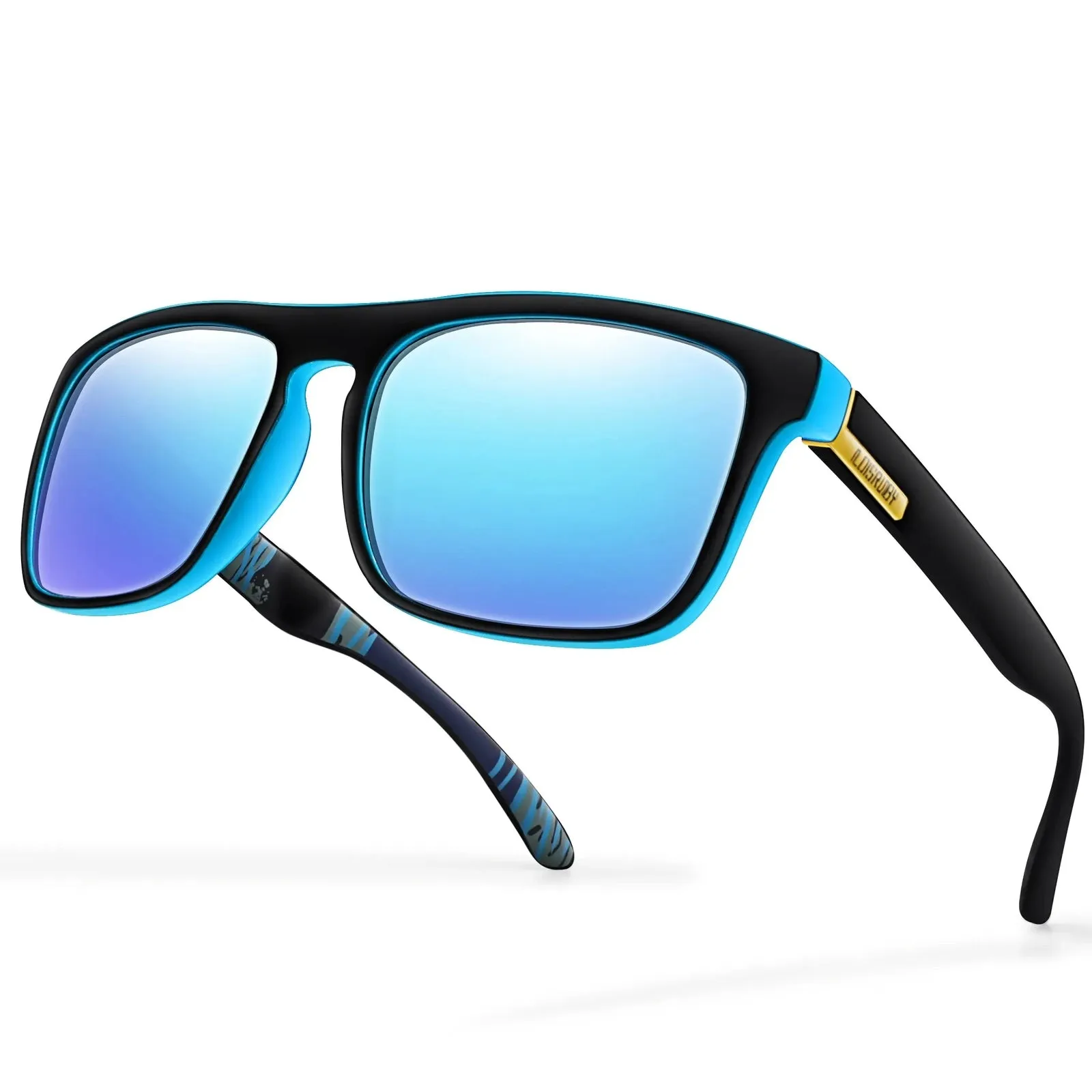 LOISRUBY Brand Square Cycling Sunglasses Men Women Polarized Goggles for Fishing Driving Running UV400 Eyewear