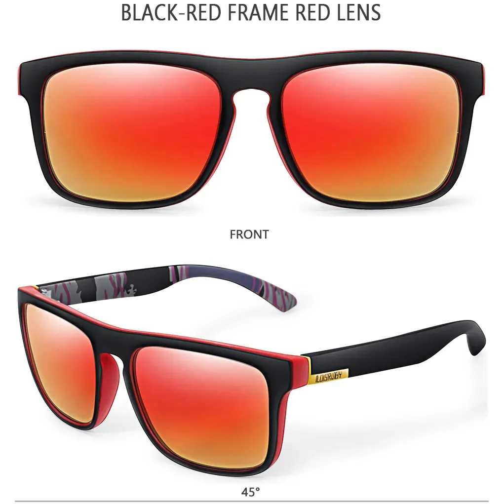 LOISRUBY Brand Square Cycling Sunglasses Men Women Polarized Goggles for Fishing Driving Running UV400 Eyewear