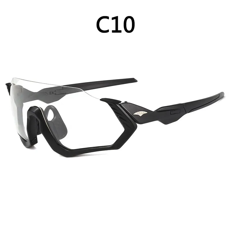 Long Face Sun Glasses Sunglasses Cycling Sports Outdoor Sunglasses Men's Sunglasses 9317 Glasses for Riding Glasses