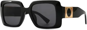 Luxury Clear Brown Sunglasses for Women Vintage Gradient Elegant Sun Glasses Fashion