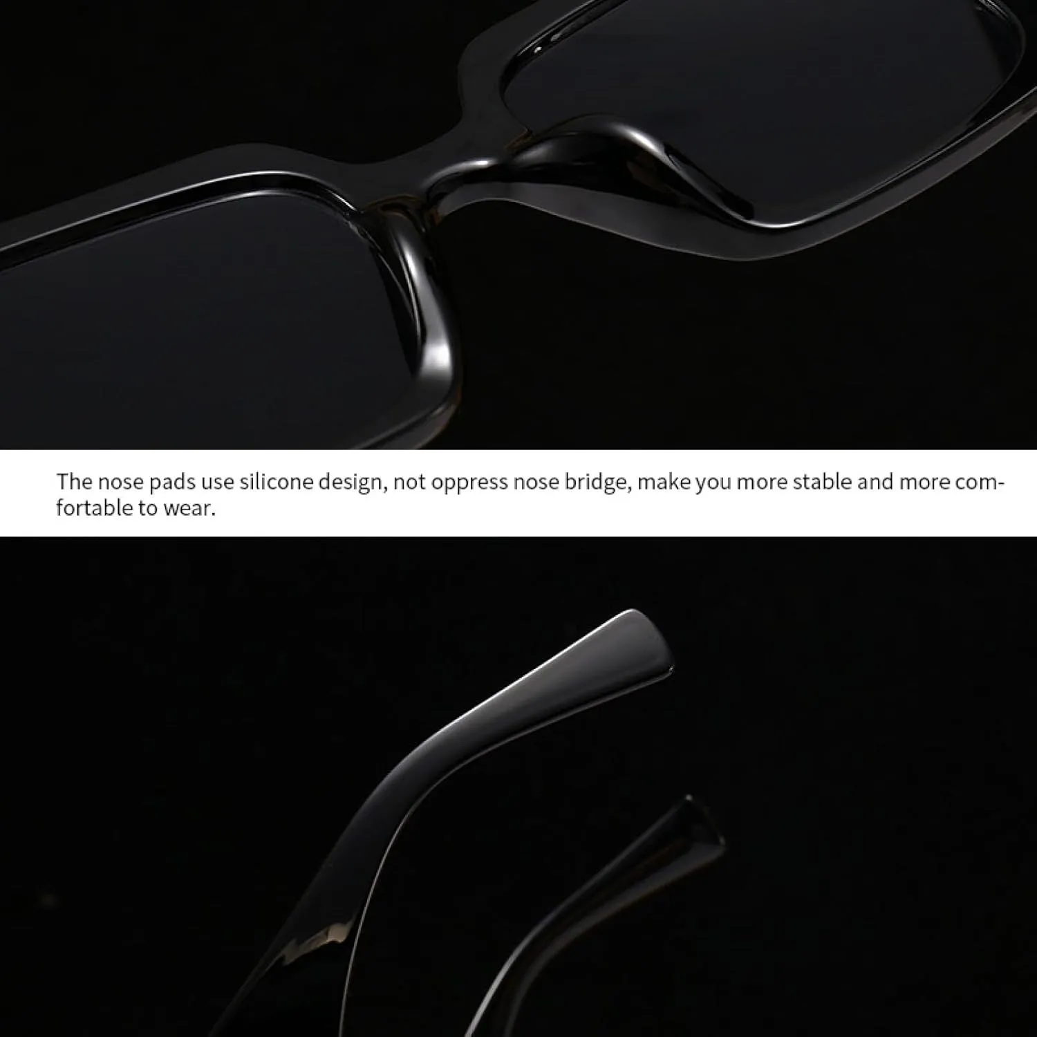 Luxury Clear Brown Sunglasses for Women Vintage Gradient Elegant Sun Glasses Fashion