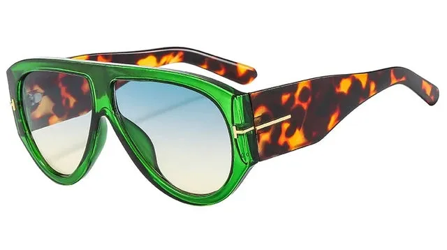 Luxury Pilot Oversized Sunglasses