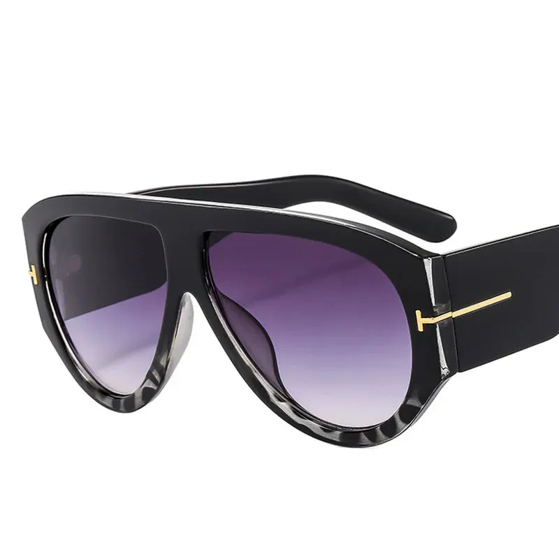 Luxury Pilot Oversized Sunglasses