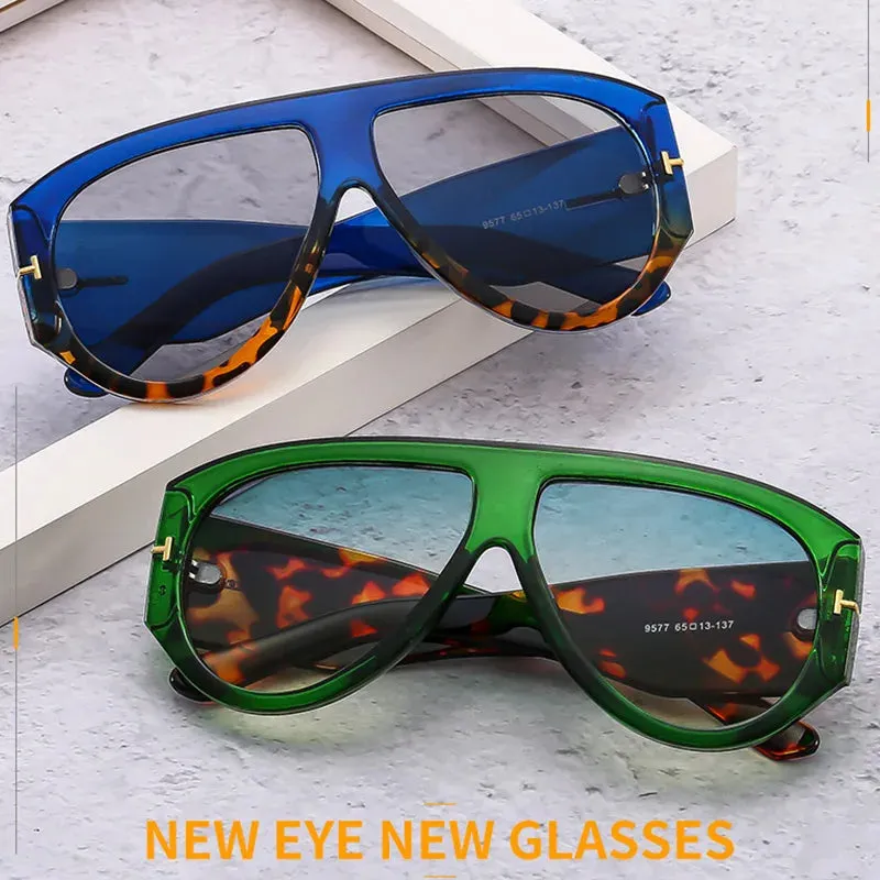 Luxury Pilot Oversized Sunglasses