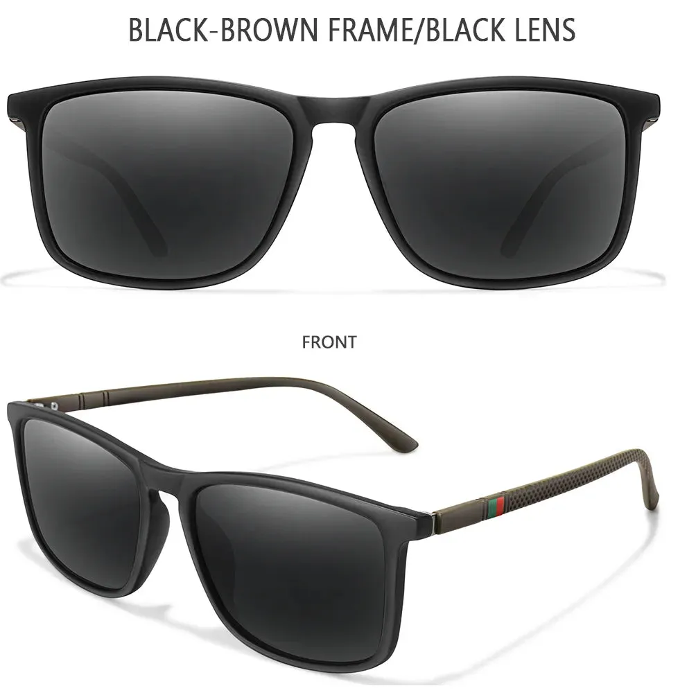 Luxury Square Vintage Polarized Cycling Sunglasses Men Women Fashion Travel Driving Fishing Sun Glasses Male Eyewear UV400