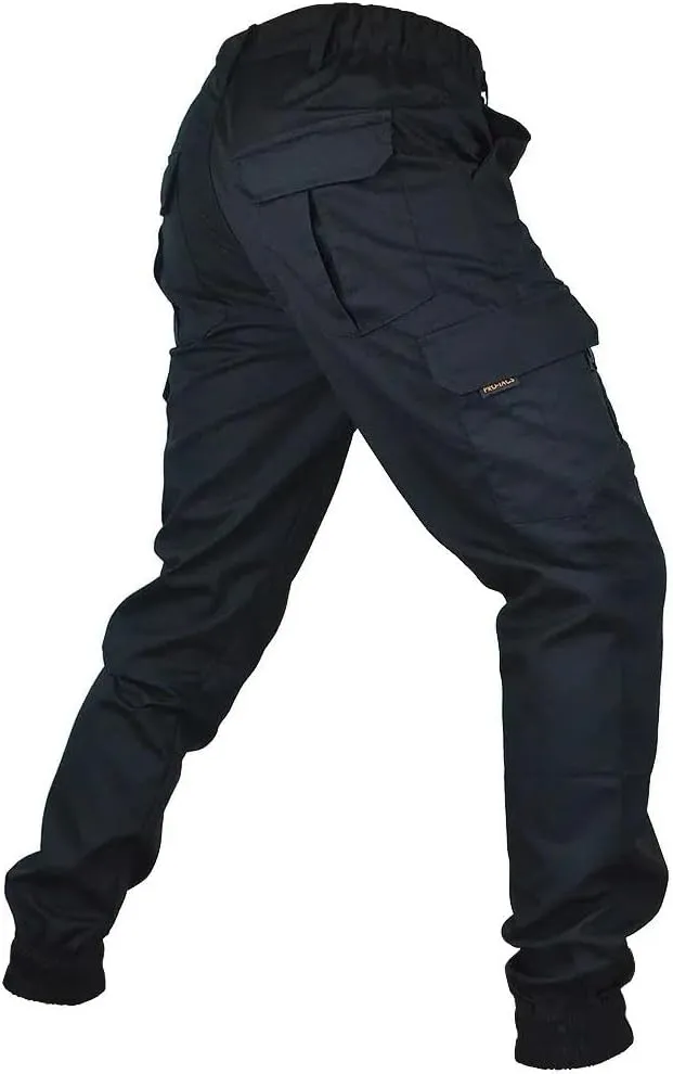 Man Tactical Camouflage Joggers Ripstop Cargo Pants Working Clothing Hiking Trousers Men's Streetwear