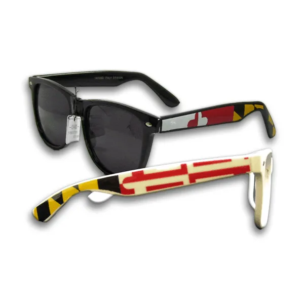 Maryland Flag Stretch Sides (Black) / Shades