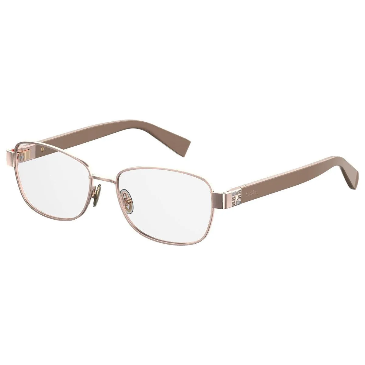 Max Mara Women's Eyeglasses - Pink Metal Frame | MM1320-035J-54-16-145