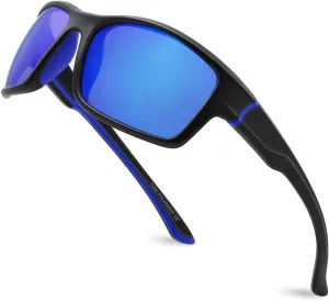 MAXJULI Polarized Sports Sunglasses for Men Women for Running Fishing Driving MJ8014