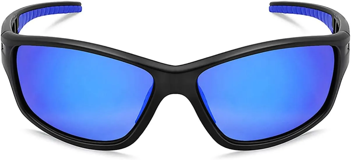 MAXJULI Polarized Sports Sunglasses for Men Women Tr90 Frame for Running Fishing Baseball Driving MJ8013