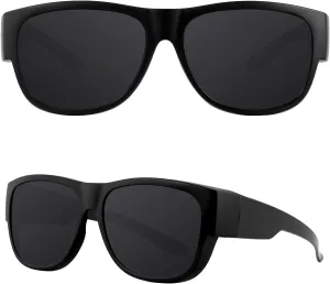 MAXJULI Sunglasses Fit Over Glasses for Men Women Polarized Wraparound Sunglasses 8238