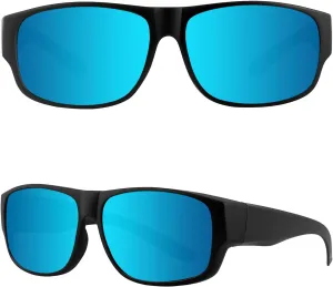 MAXJULI Sunglasses Fit Over Glasses for Men Women Polarized Wraparound Sunglasses 8239