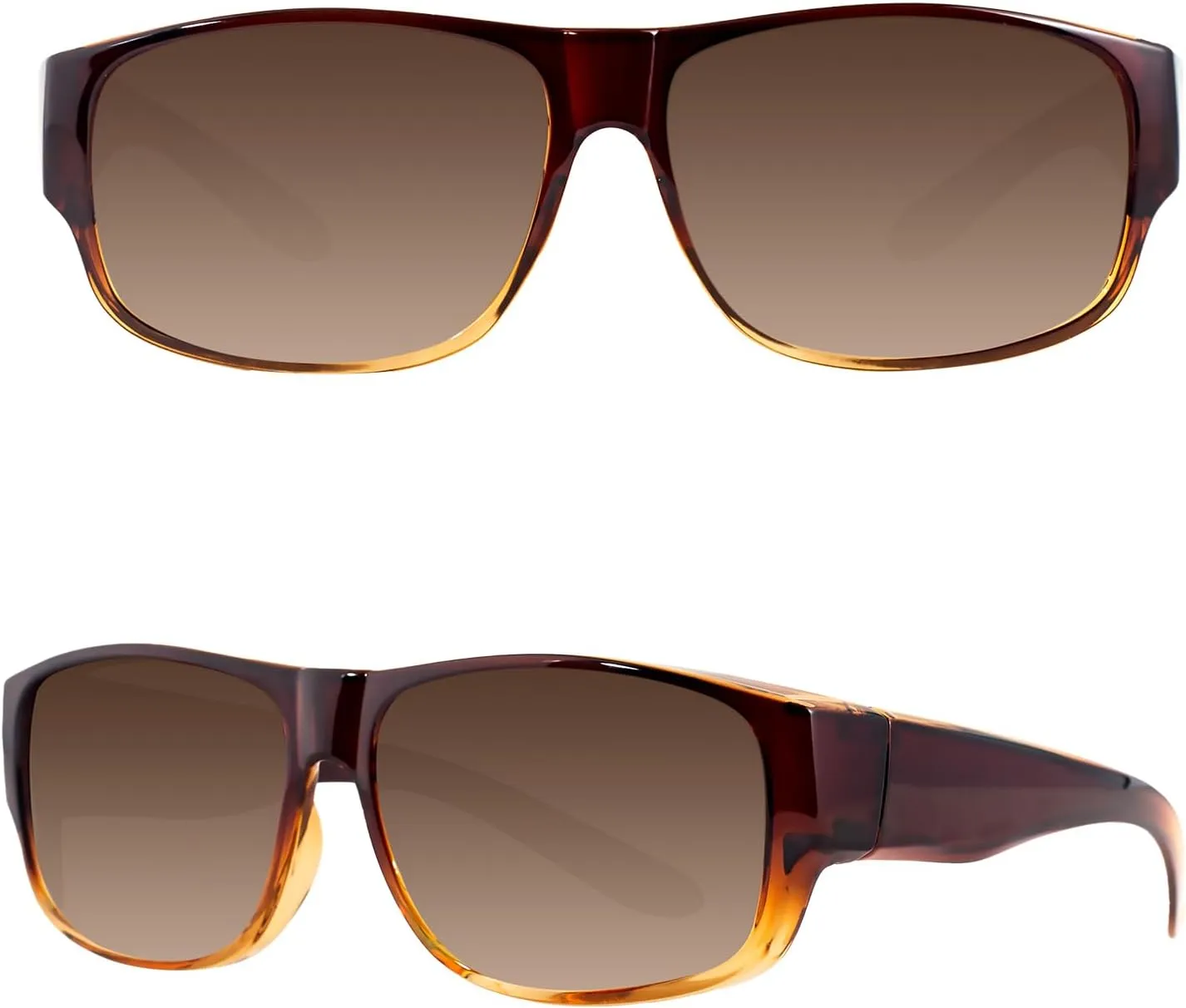 MAXJULI Sunglasses Fit Over Glasses for Men Women Polarized Wraparound Sunglasses 8239