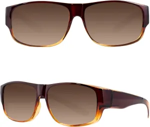 MAXJULI Sunglasses Fit Over Glasses for Men Women Polarized Wraparound Sunglasses 8239
