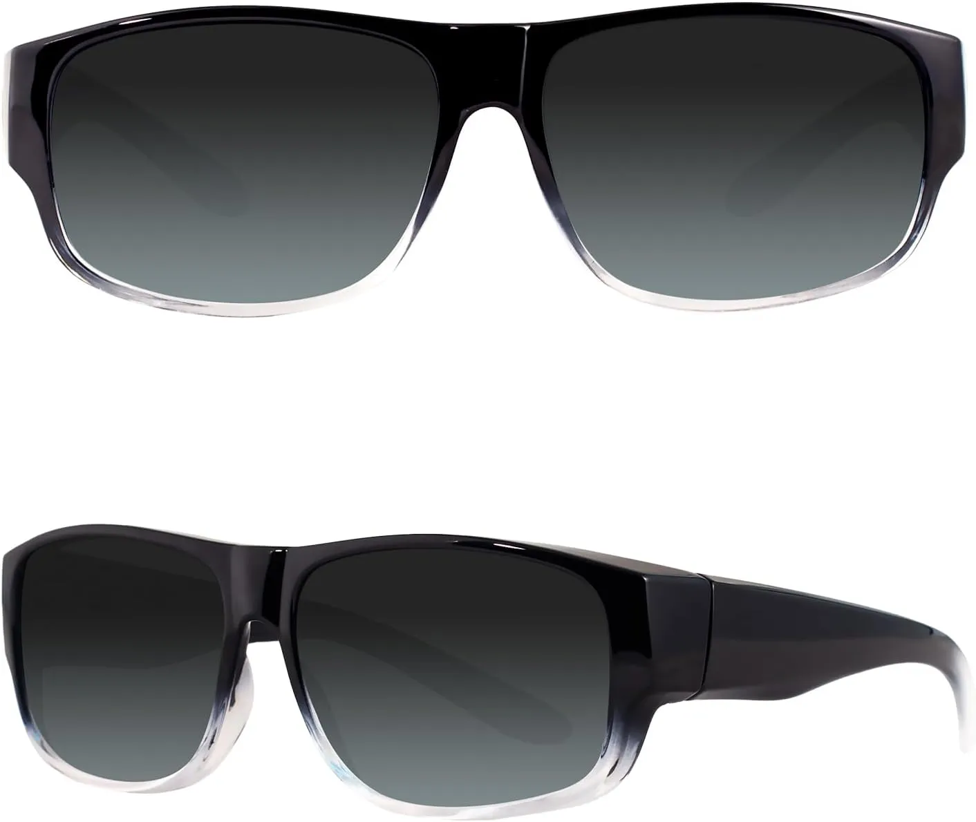 MAXJULI Sunglasses Fit Over Glasses for Men Women Polarized Wraparound Sunglasses 8239