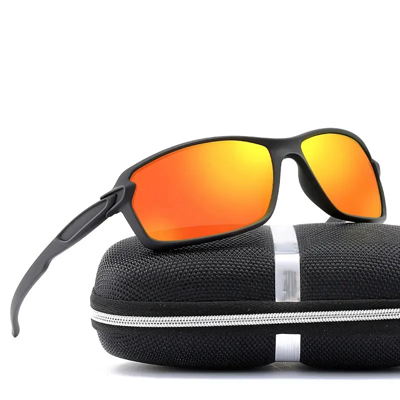 Men And Women Dazzle Colour Glasses Polarized Sunglasses Sports Sunglasses Elastic Paint Motorcycle Running Fishing Travel