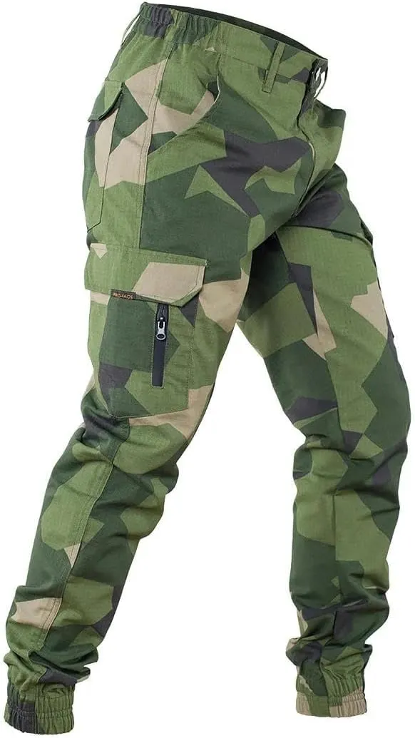 Men Tactical Joggers Ripstop Hunting Cargo Pants Working Clothing Hiking Lightweight Trousers Men's Streetwear