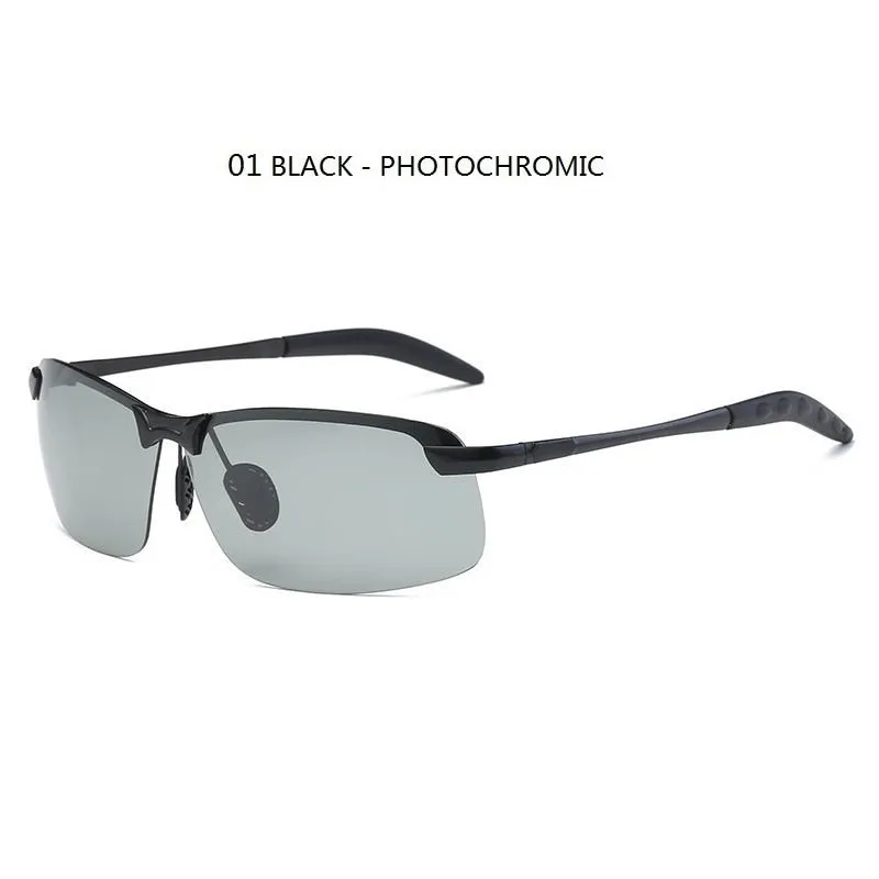 Men&#39;s Photochromic Polarized Sunglasses Men Driving Chameleon Glasses Male Change Color Sun Glasses Fishing Day Night Vision UV