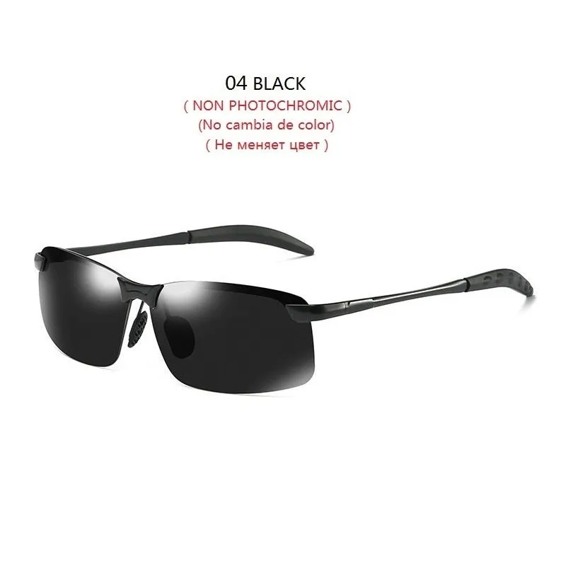 Men&#39;s Photochromic Polarized Sunglasses Men Driving Chameleon Glasses Male Change Color Sun Glasses Fishing Day Night Vision UV