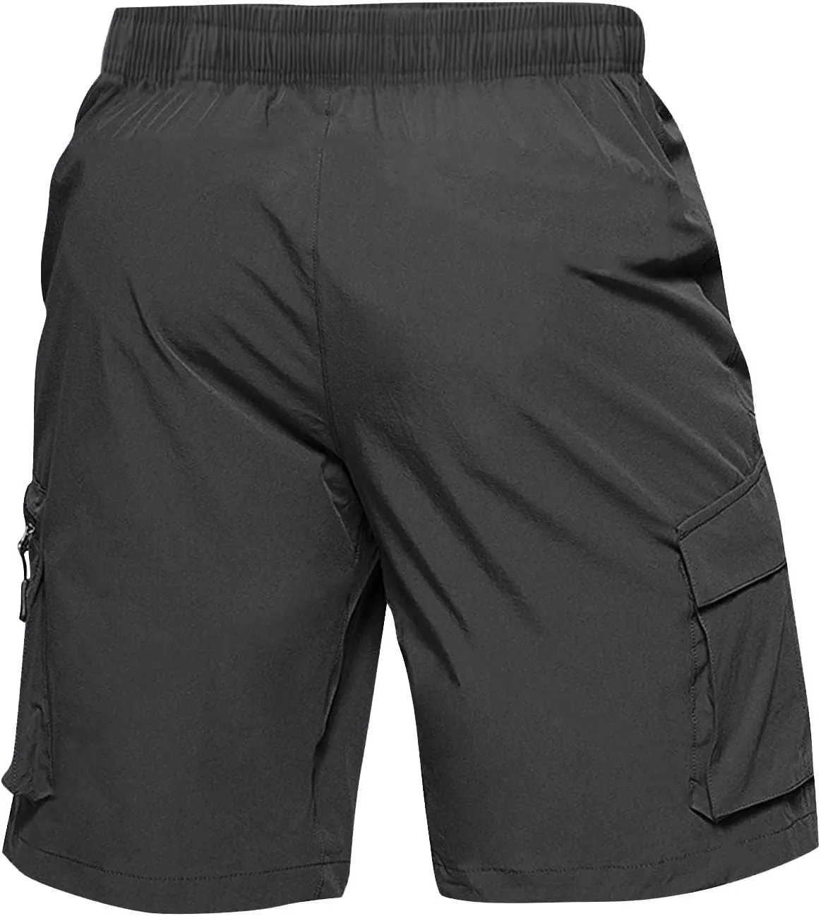 Men's Cargo Shorts Hiking Shorts with Multi Zipper Pockets Camping Tactical Shorts for Men Lightweight Bottoms