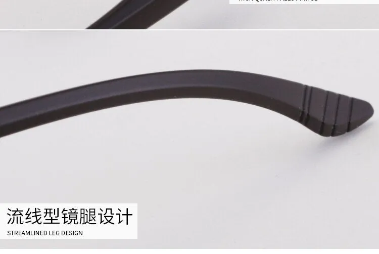 Men's Half Rim Titanium Frame Eyeglasses 9035