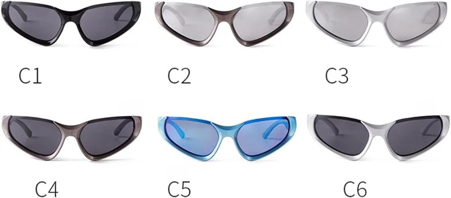 Men's Punk Sunglasses Women Luxury Vintage Shades Uv400