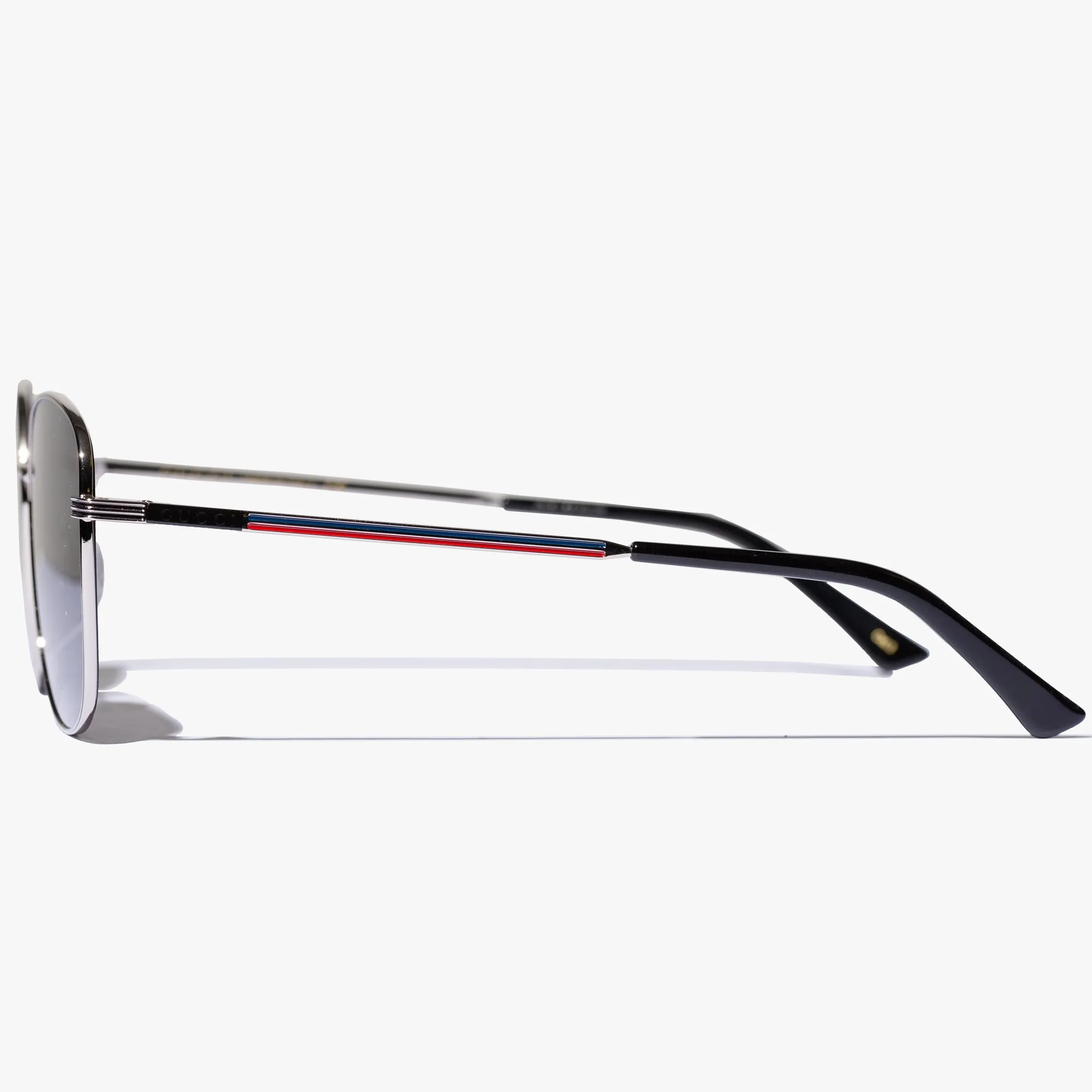 Mens Silver Metal Frame Sunglasses