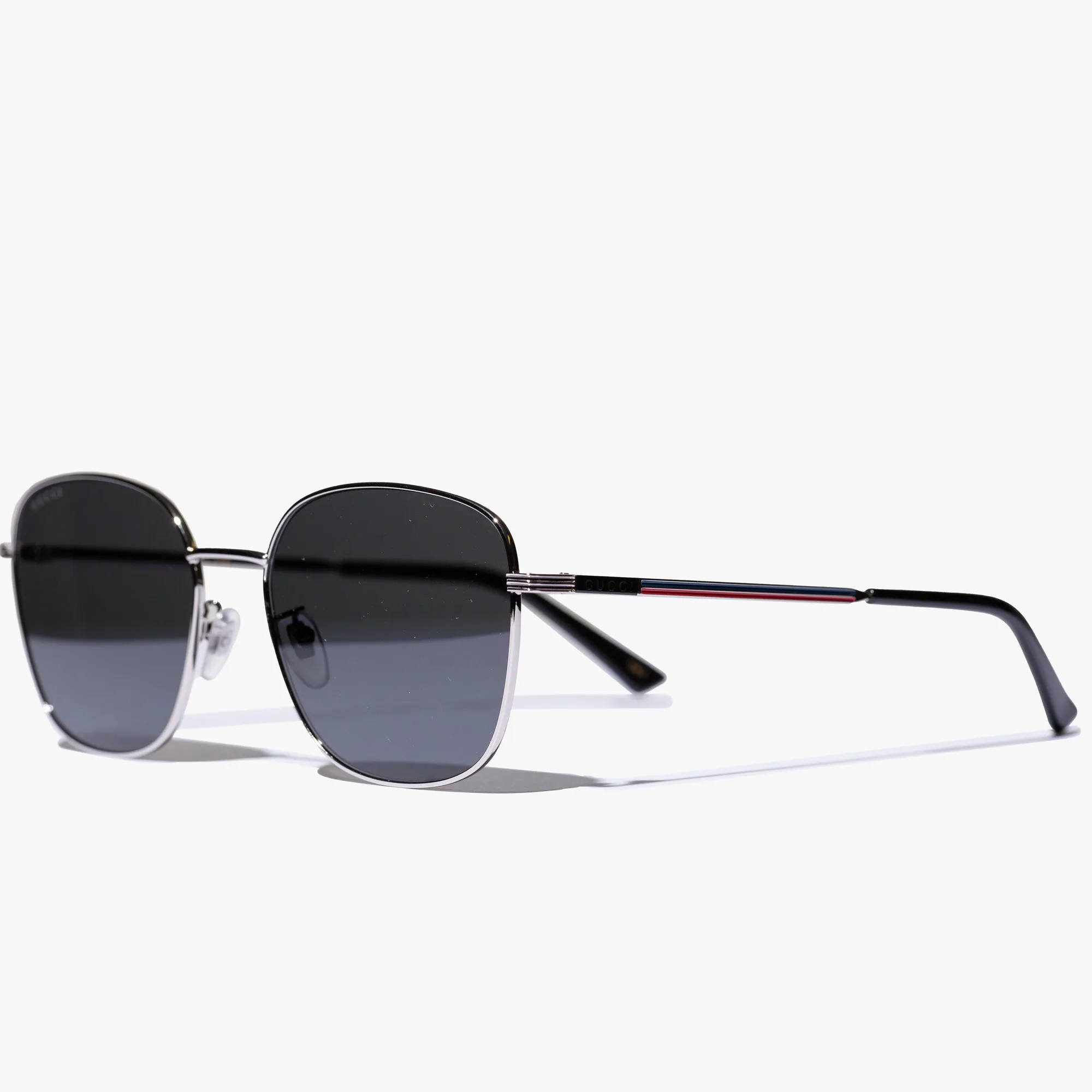 Mens Silver Metal Frame Sunglasses