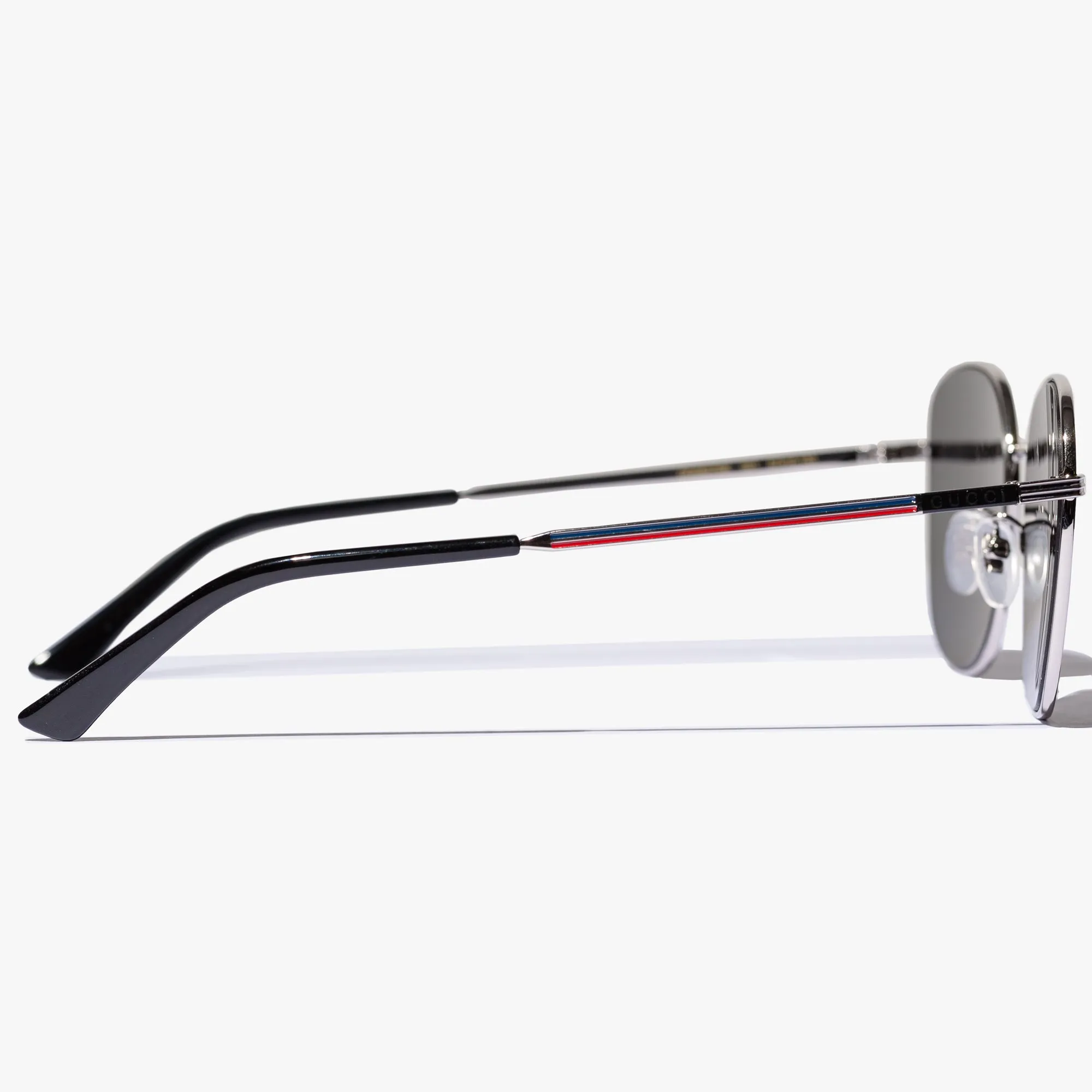 Mens Silver Metal Frame Sunglasses