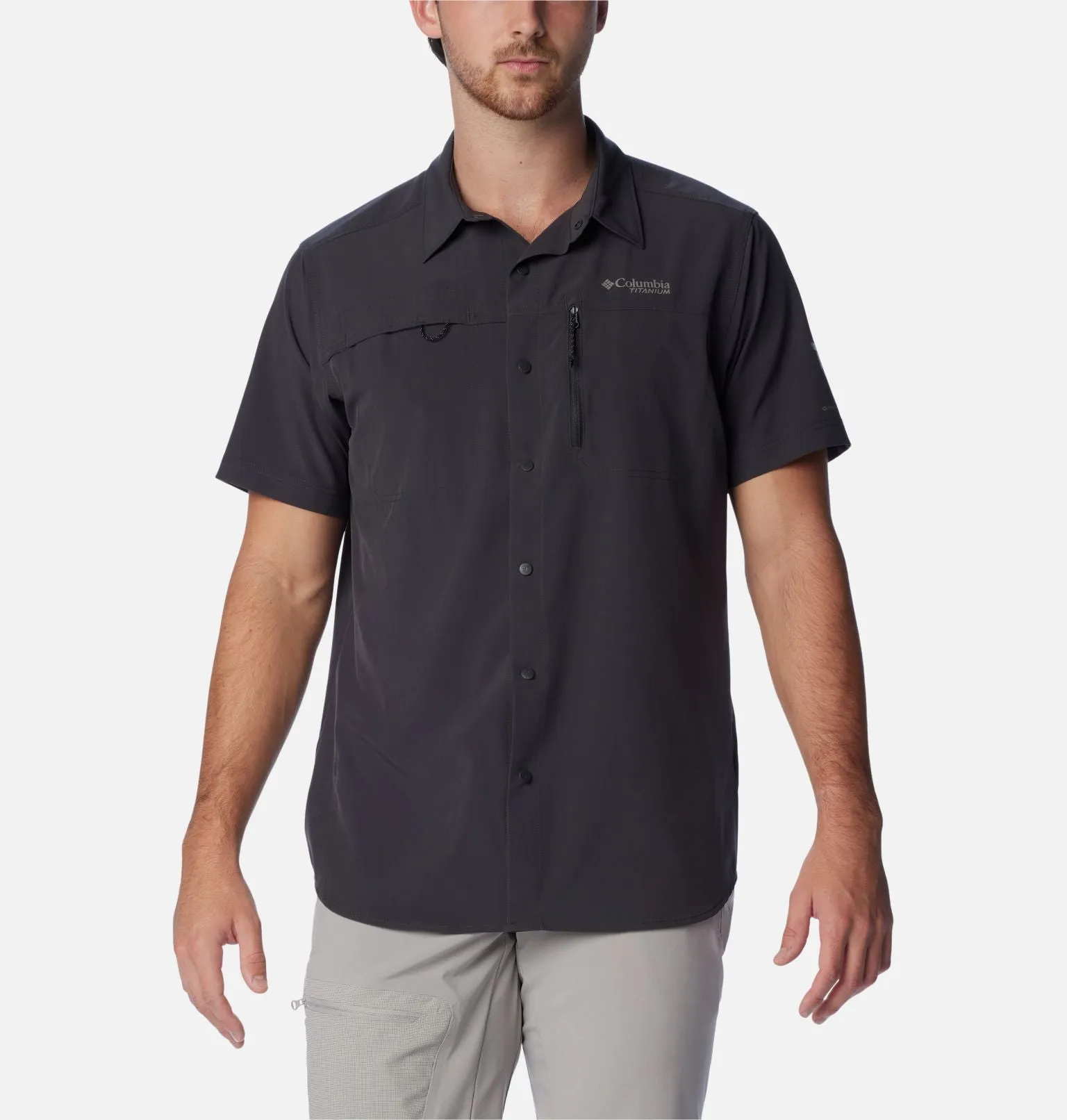 Men's Summit Valley Woven Short Sleeve Shirt - Shark