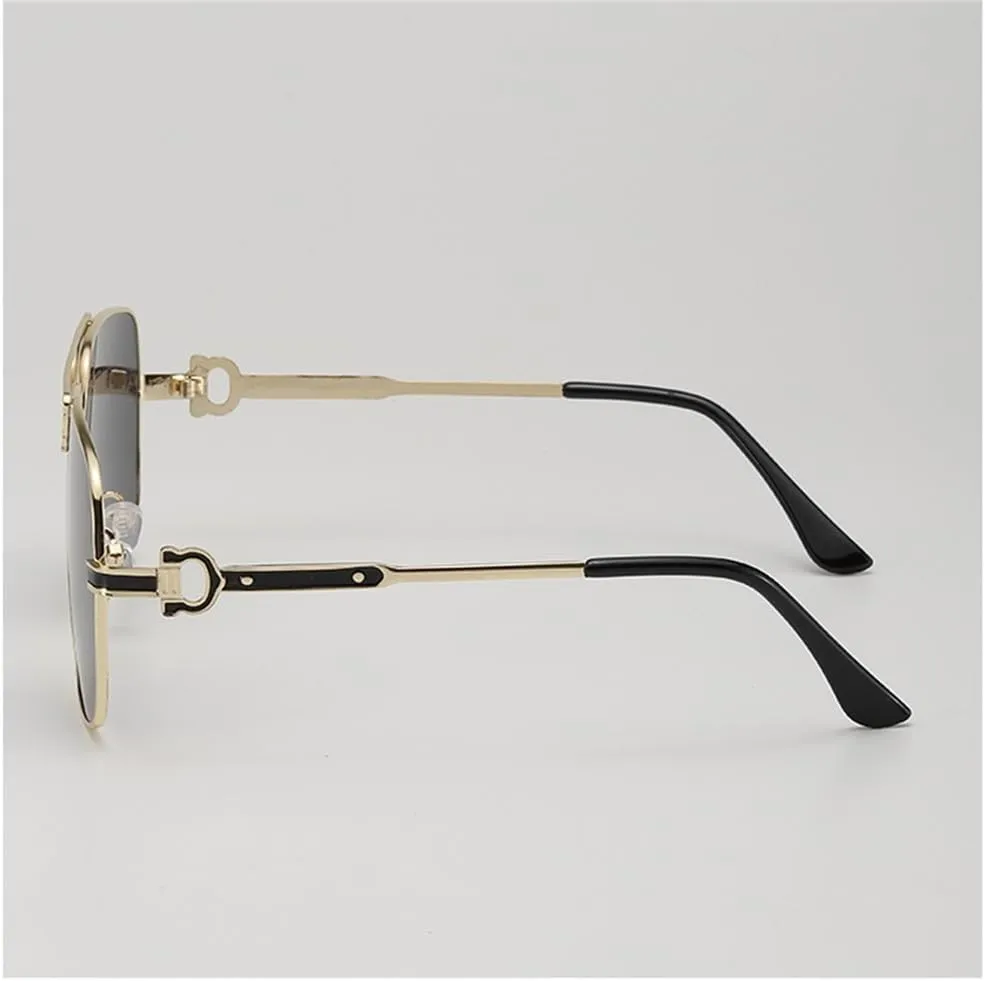 Metal Frame Sunglasses Men Women Big Frame Sun Glasses Cycling Driving Eyewear UV400 Protection
