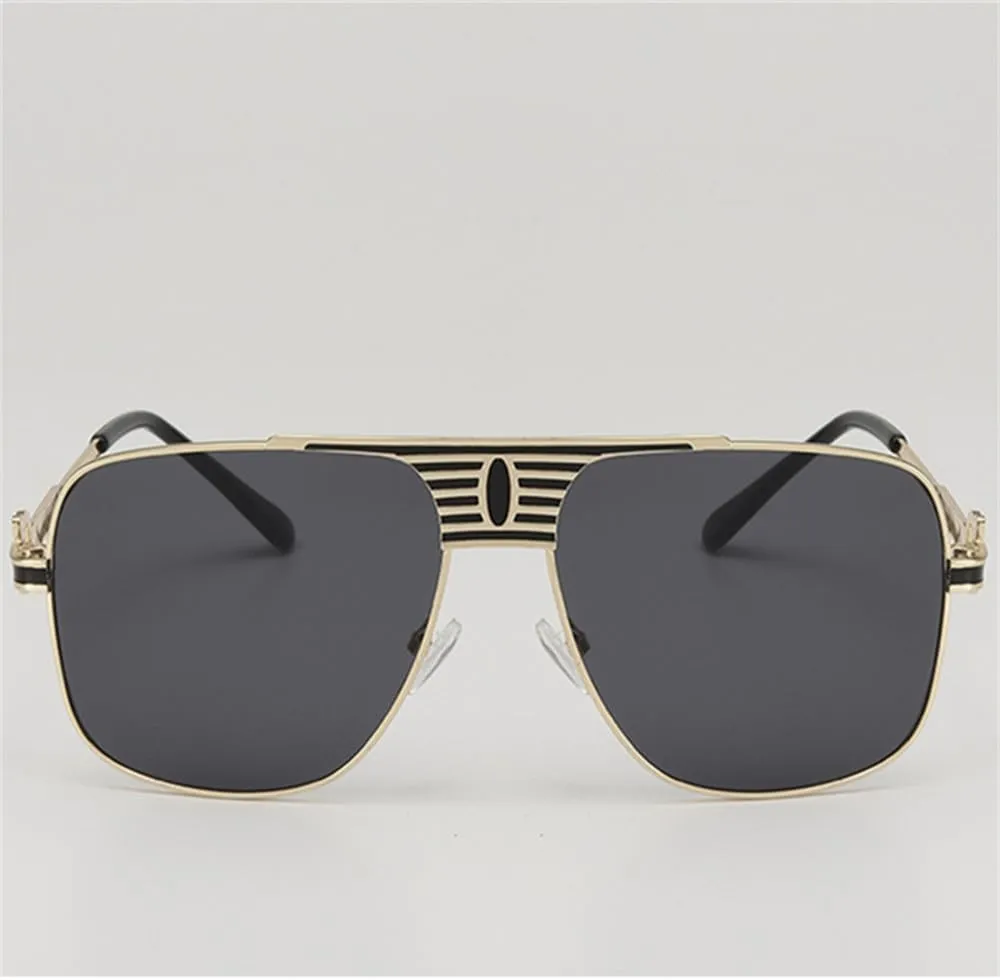 Metal Frame Sunglasses Men Women Big Frame Sun Glasses Cycling Driving Eyewear UV400 Protection
