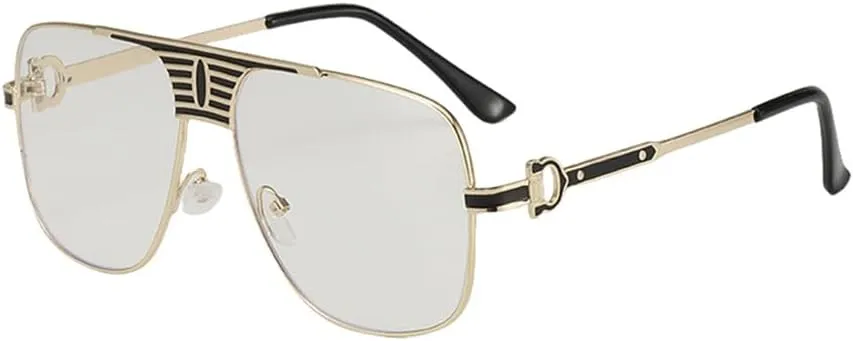 Metal Frame Sunglasses Men Women Big Frame Sun Glasses Cycling Driving Eyewear UV400 Protection