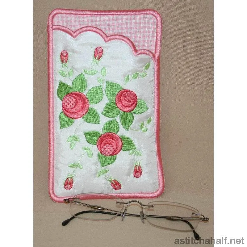 Mini Roses Eyeglass Case