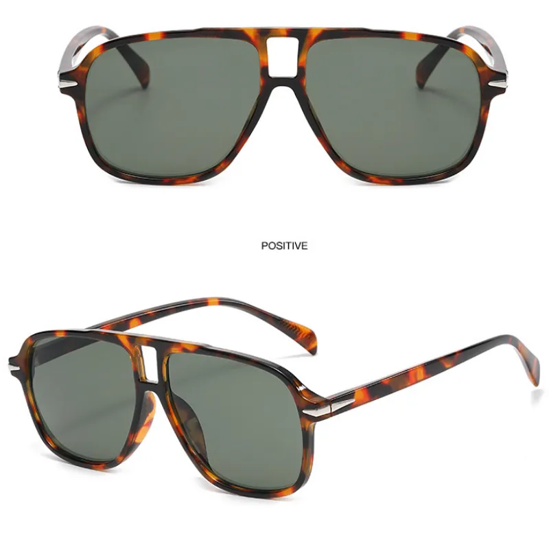 Mirrored  Aviator Sunglasses Cross-Border Gradient Unisex