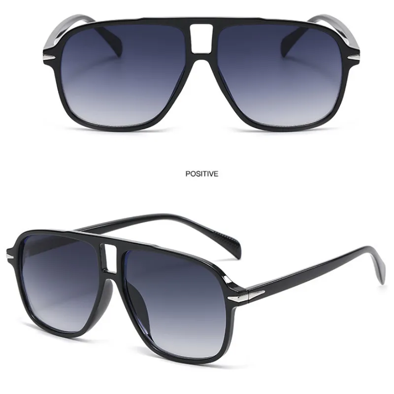 Mirrored  Aviator Sunglasses Cross-Border Gradient Unisex