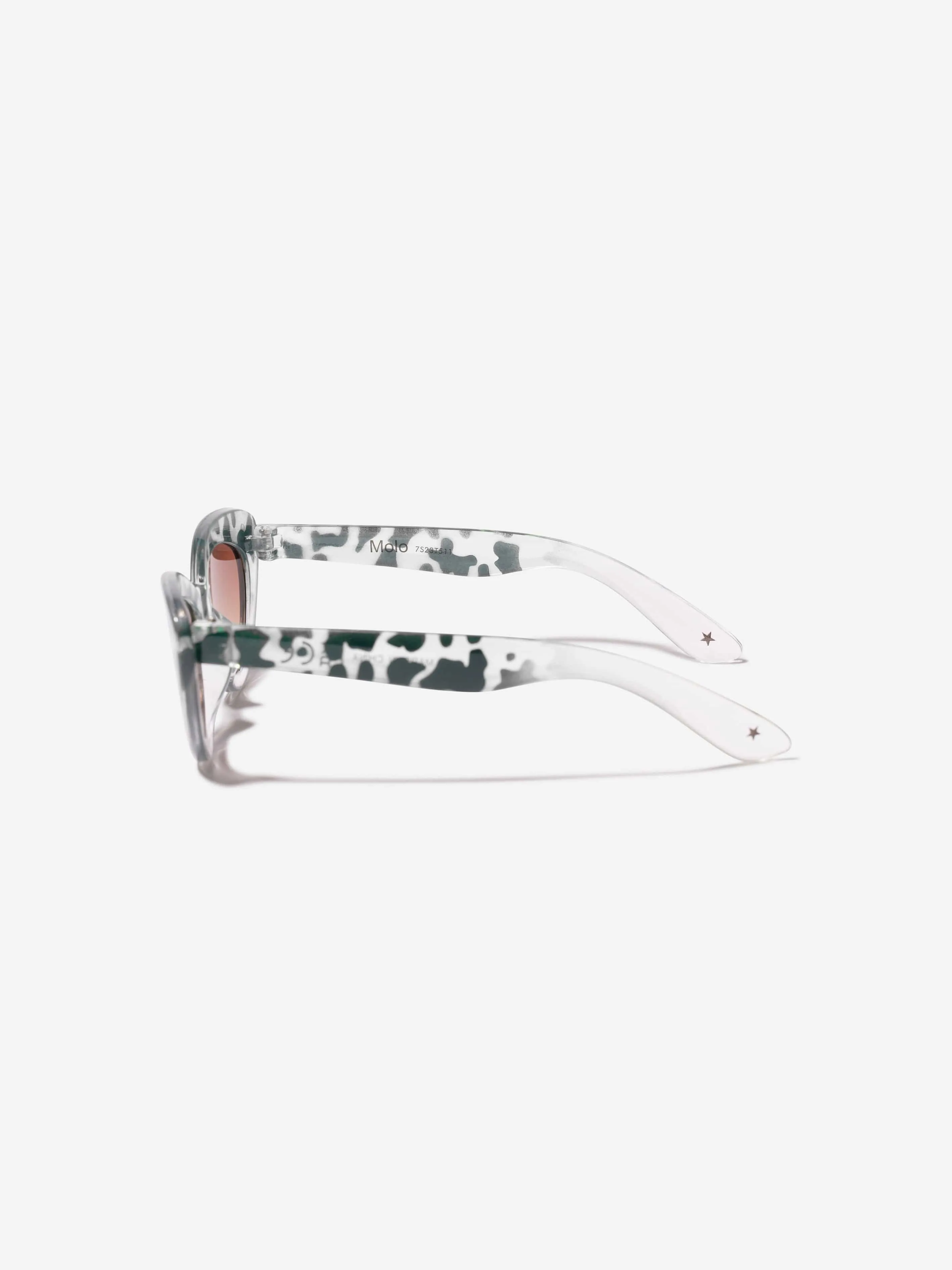 Molo Girls Cat Eye Simba Sunglasses In Green