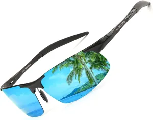 MOORAY Mens Polarized Sports Sunglasses UV Protection Sunglasses for Men Cycling Driving Fishing