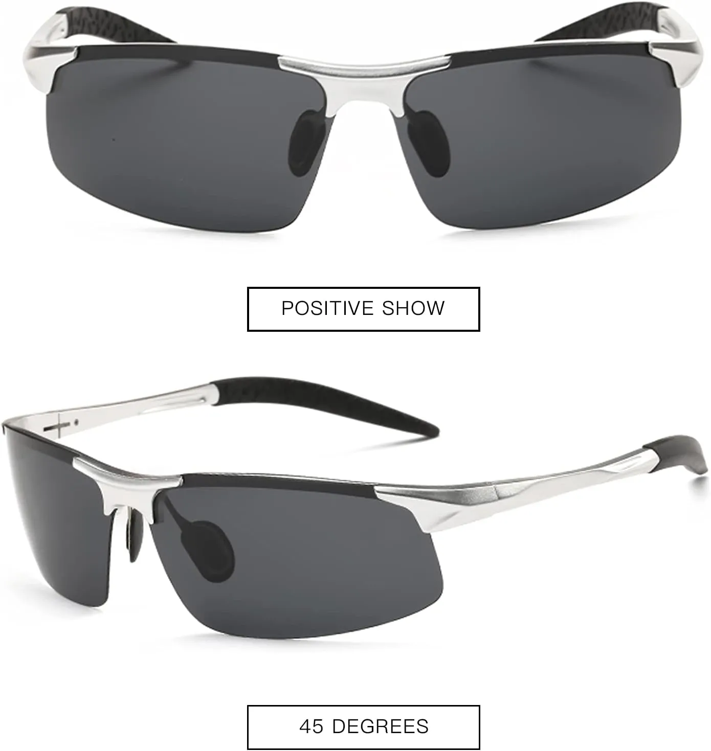 MOORAY Mens Polarized Sports Sunglasses UV Protection Sunglasses for Men Cycling Driving Fishing