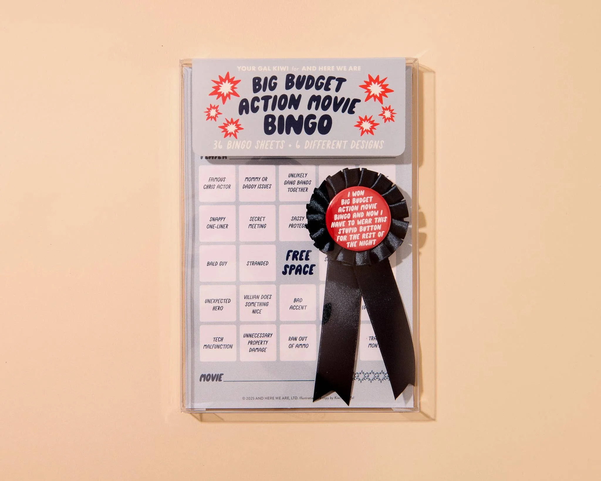 Movie Night Bingo - Big Budget Action Movie Bingo