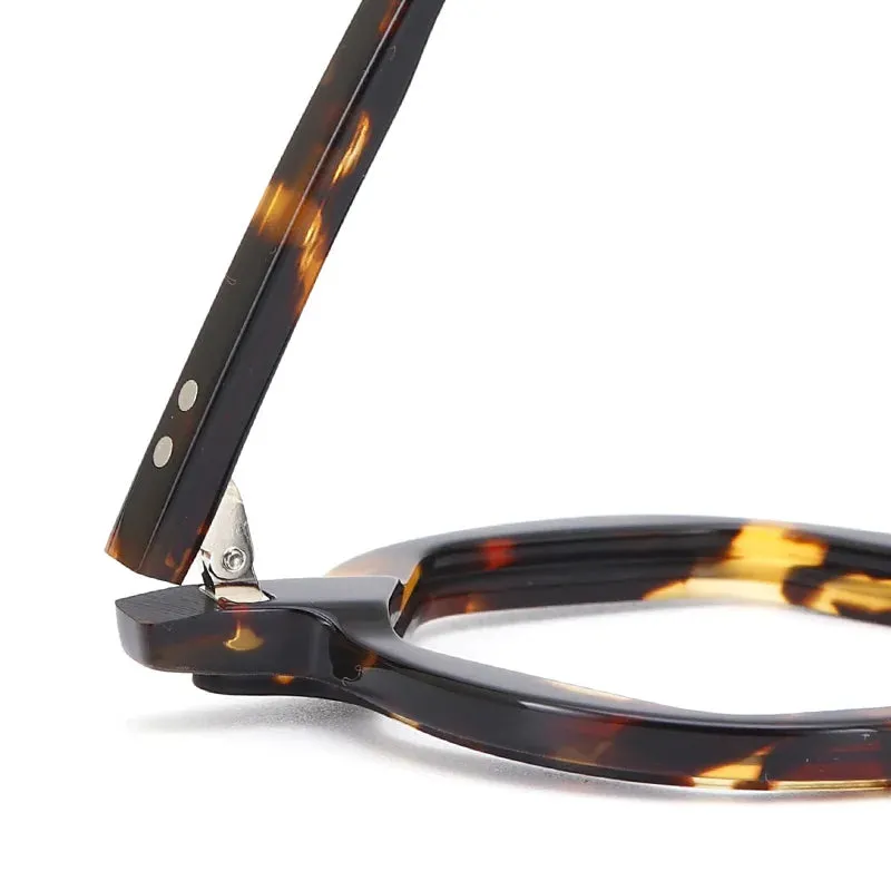 Muzz Mens Full Rim Polygon Acetate Eyeglasses Pes8