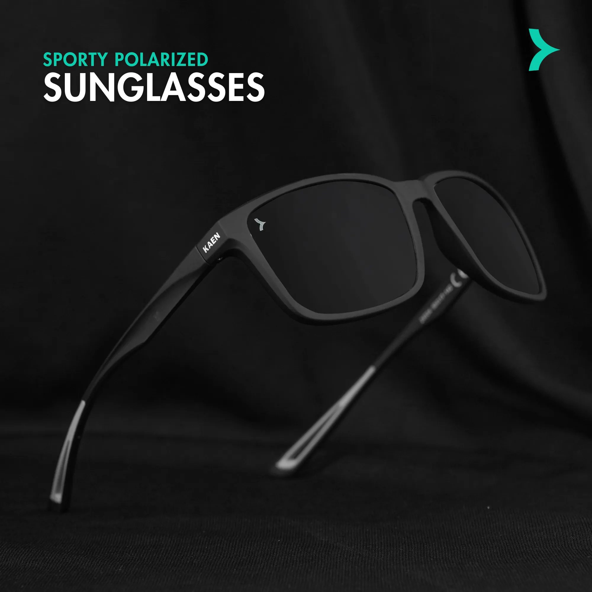Myles Black Power Sunglasses