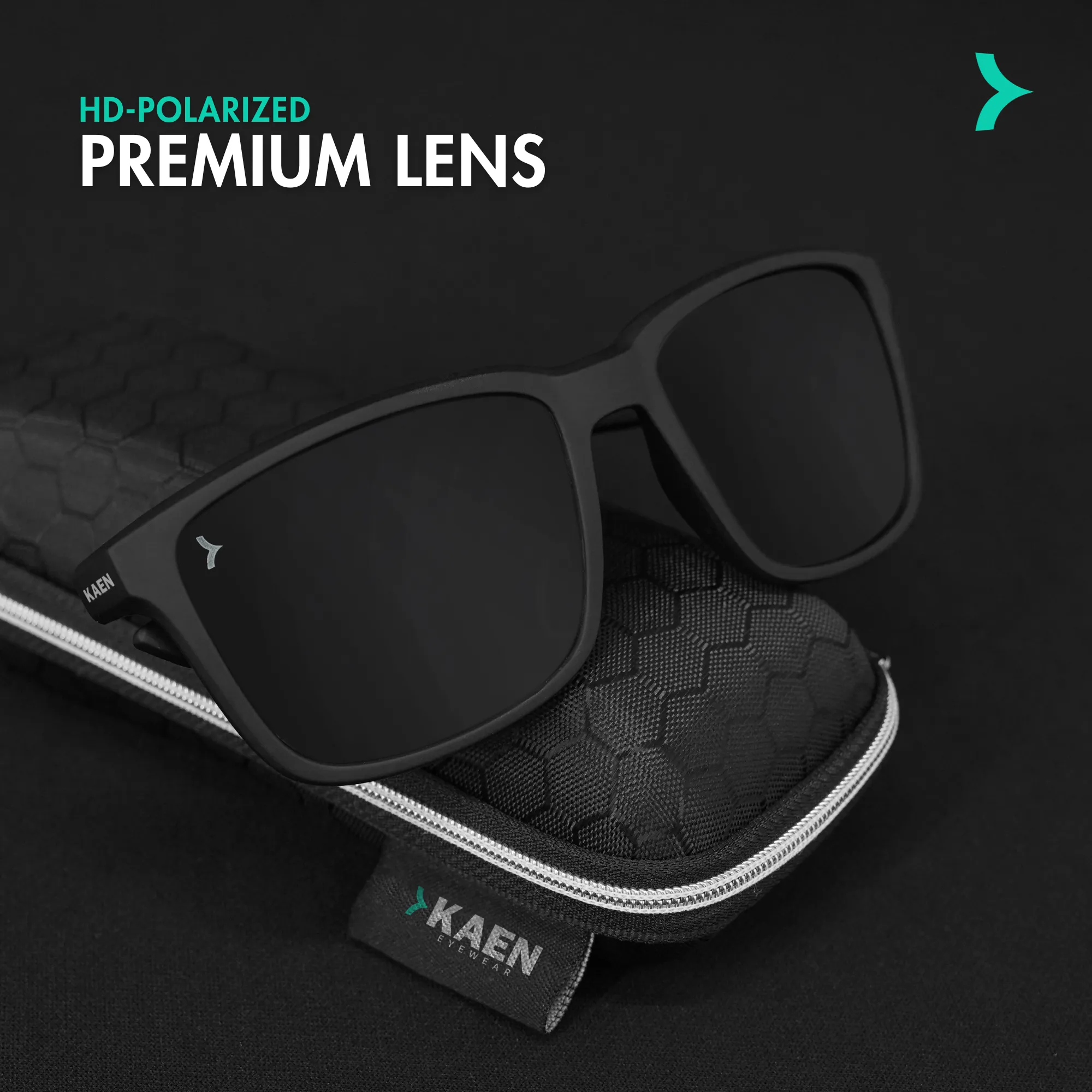 Myles Black Power Sunglasses