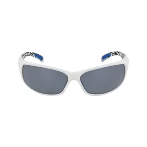 Narrow Wrap Sunglasses - Snow