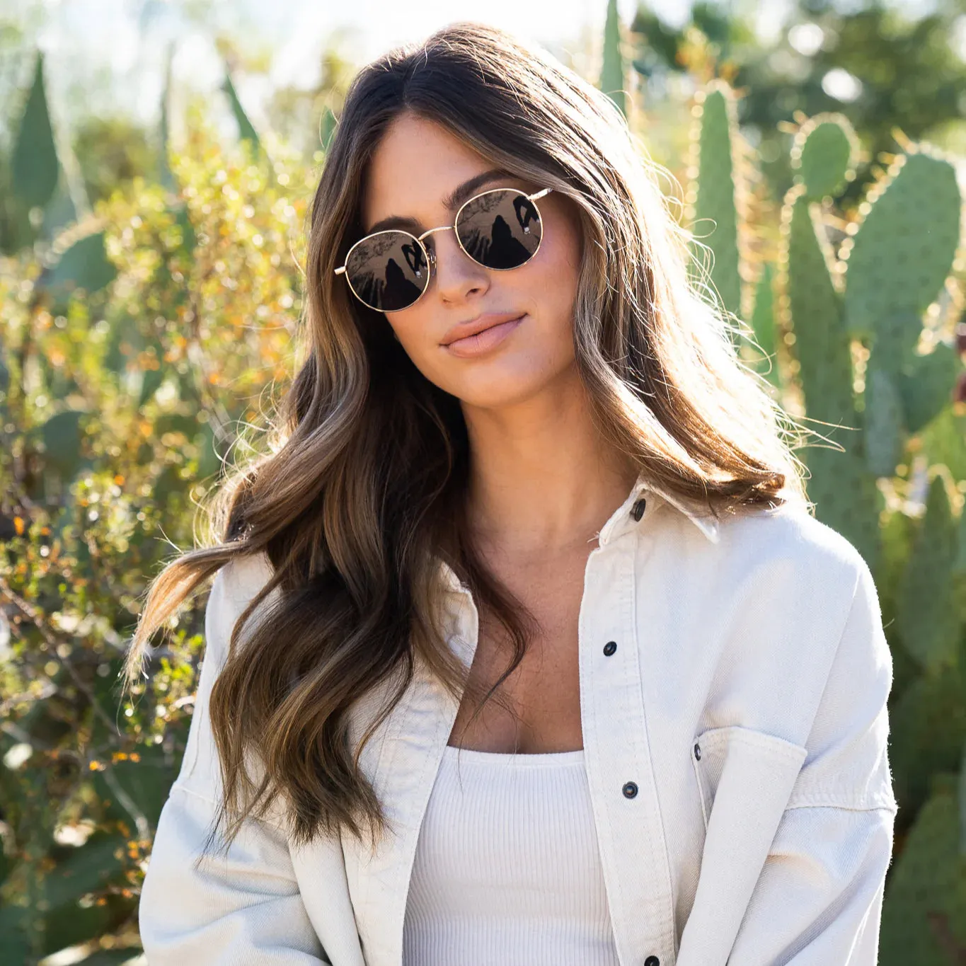 NEVADA Unisex Vintage Retro Sunglasses in Gold, Black Lens by WMP Eyewear