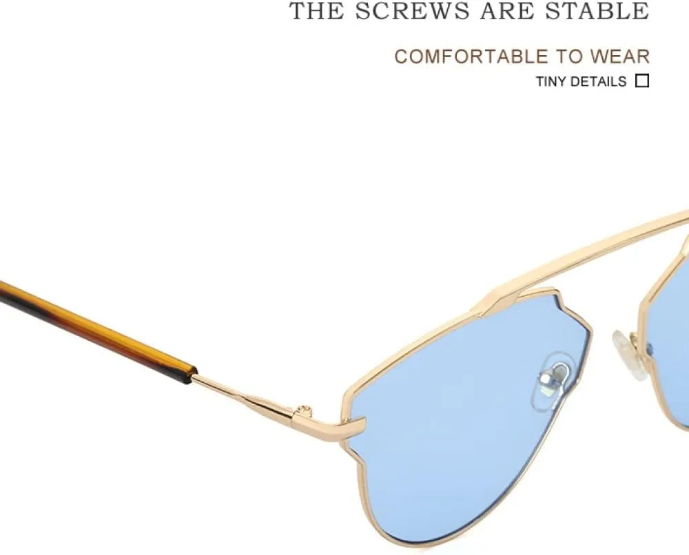 New 2025 Cat Eye Sunglasses Women Vintage Irregular Cateye Sun Glasses For Woman With Lunette De Soleil Femme